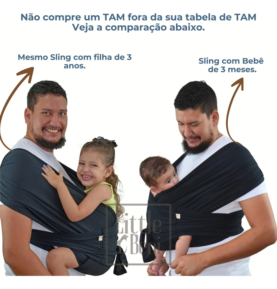 Sling de Vestir Algodão Little Beni 3