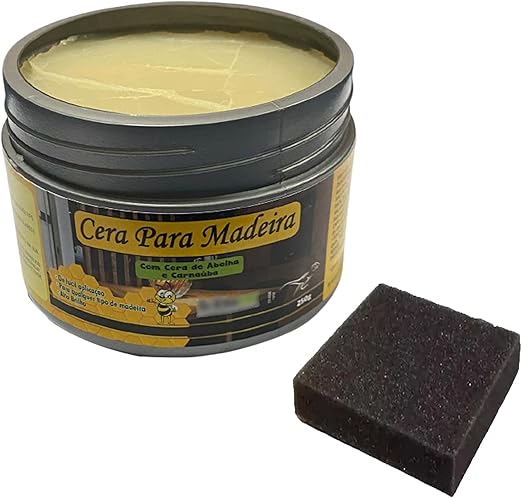 Cera de Abelha com Carnaúba para Madeira 250 g 2