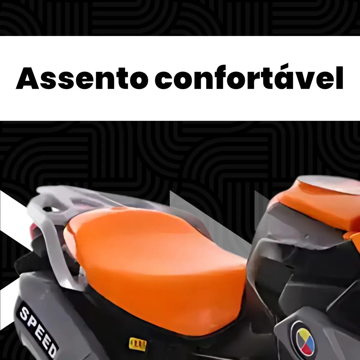 Motoca Triciclo com Pedal 4