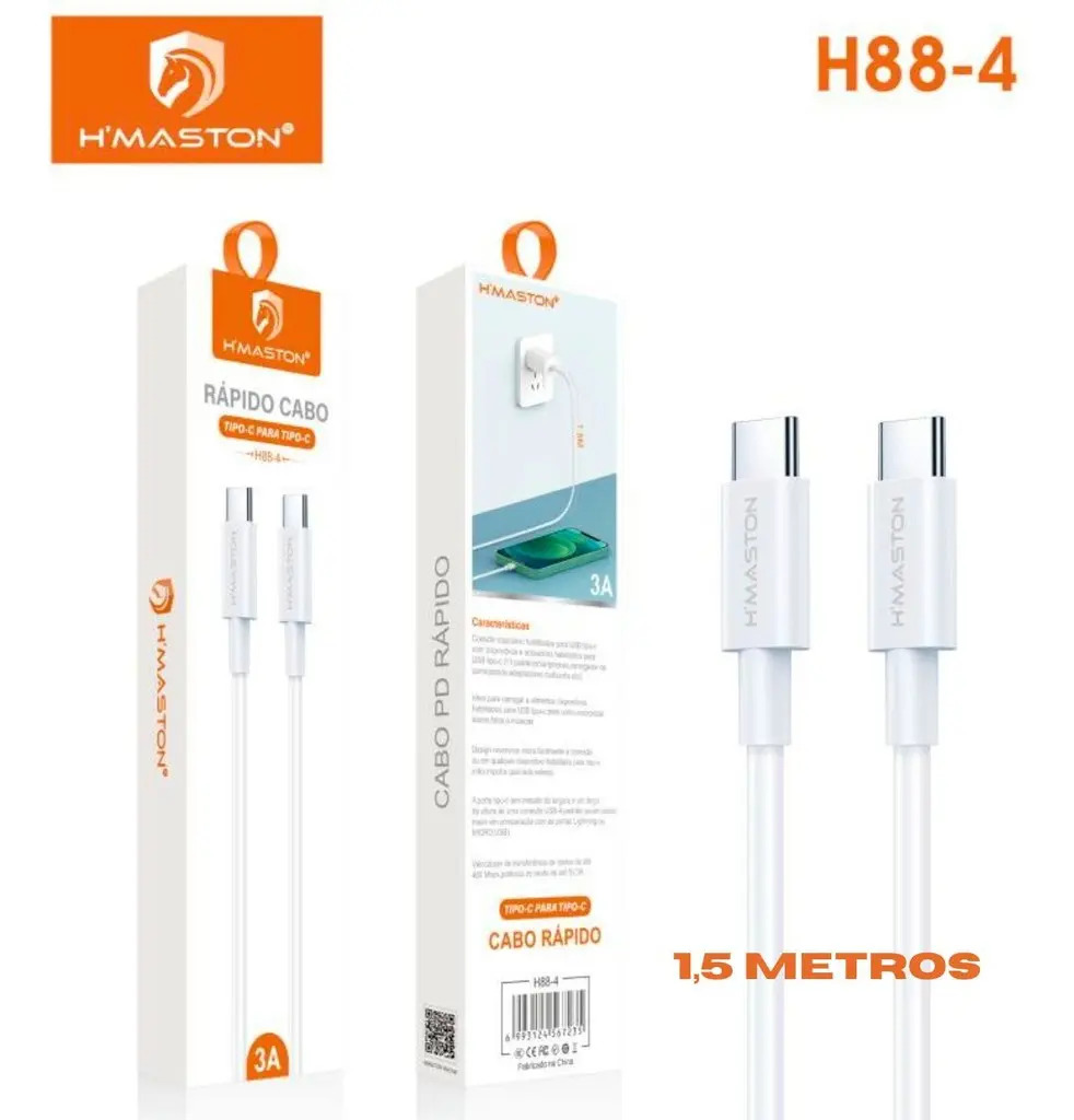 Carregador Turbo até 60 W USB-C PD + USB-A QC 4.0 3