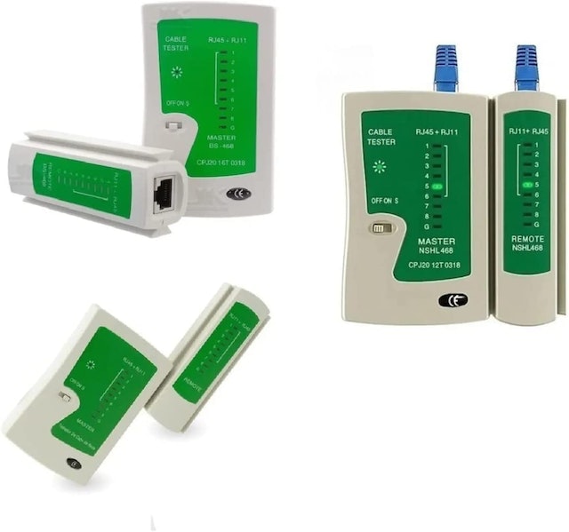 Testador de Cabo de Rede RJ45 e RJ11  1