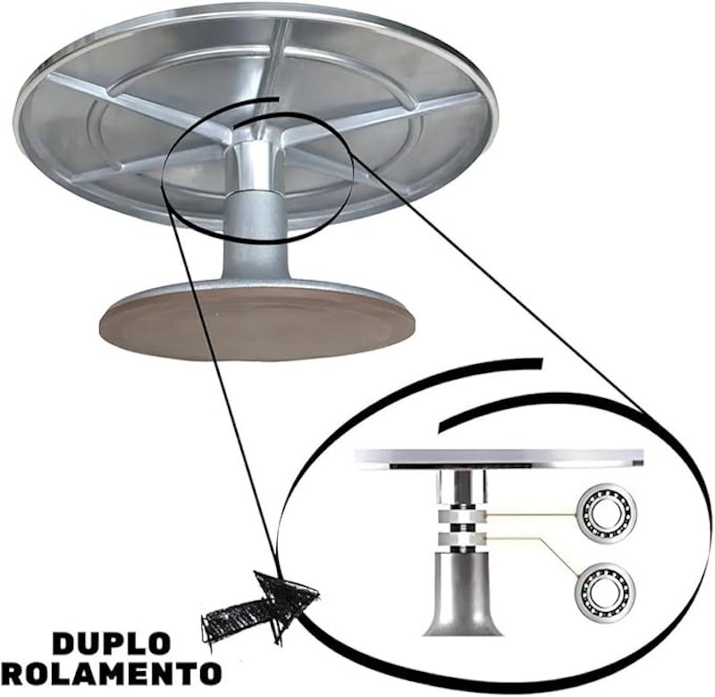 Bailarina Profissional Giratória Bolos Rolamento Duplo 2