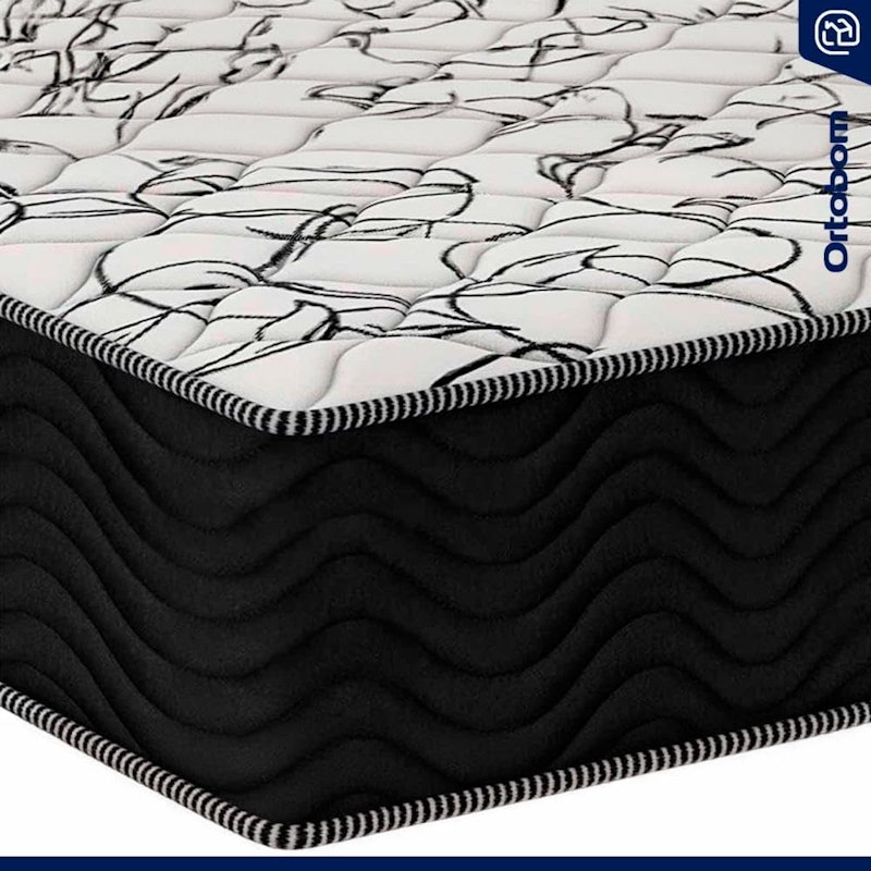 Cama Box Baú com Colchão de Espuma D45 Ortobom AirTech 150 5