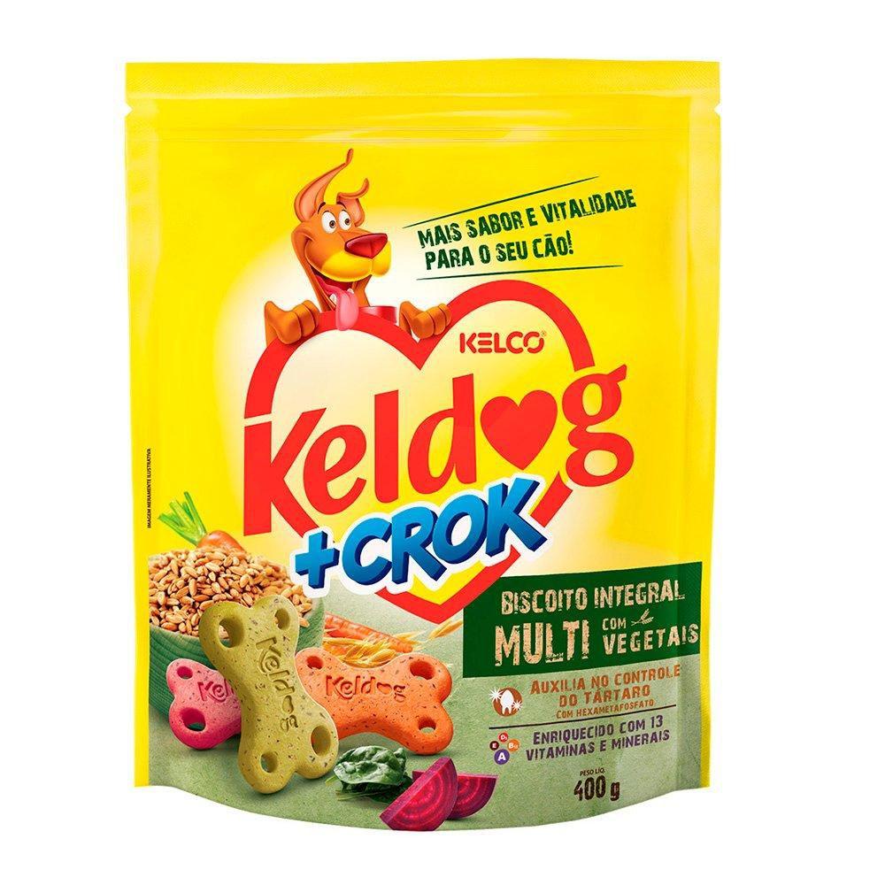 Keldog +Crok Biscoito Integral Multi 1