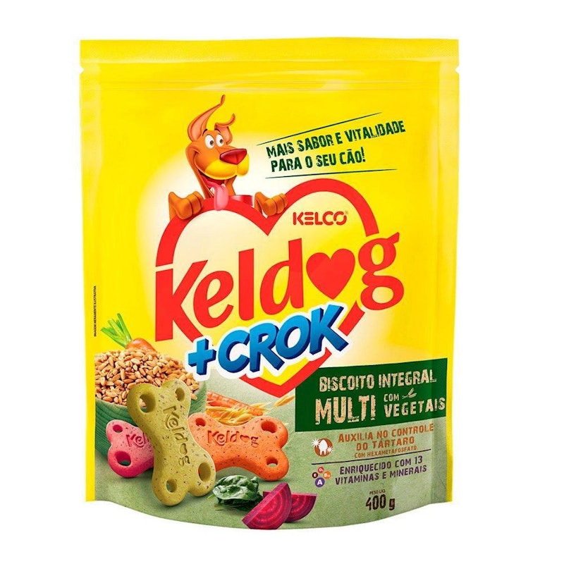 Keldog +Crok Biscoito Integral Multi 1