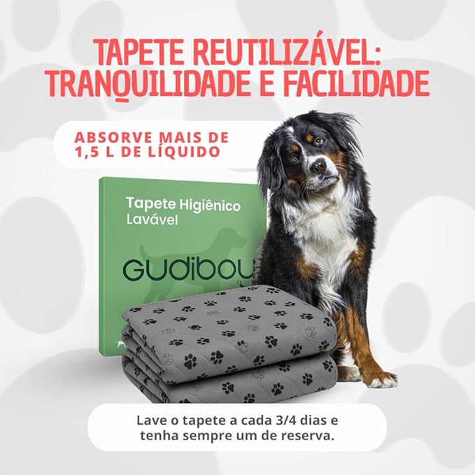 Tapete Higiênico Pet Reutilizável Grande 2