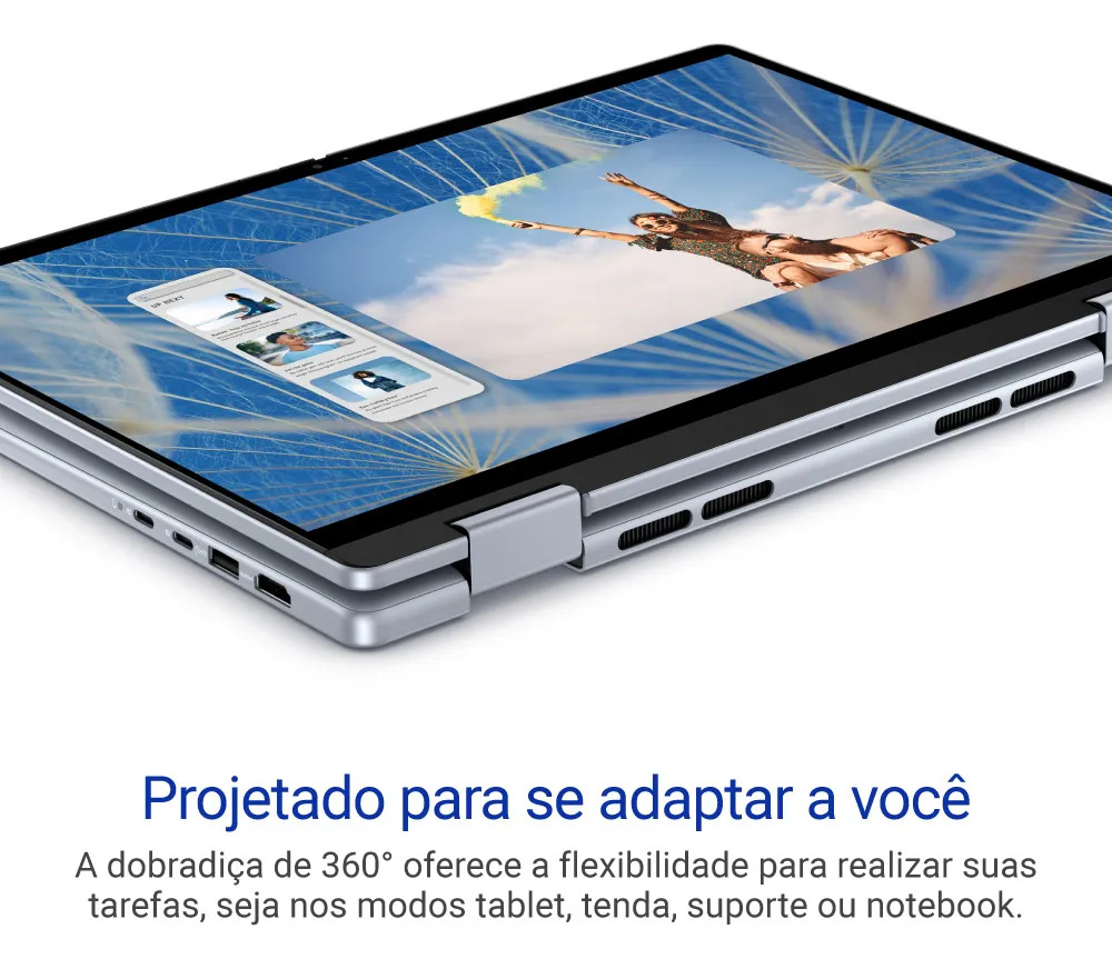 Notebook 2 em 1 Inspiron 14 Core i7 16 GB 1 TB 4