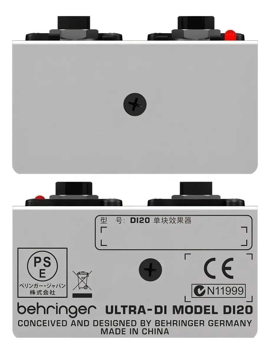 DI20 Professional Active 2-Channel DI Box/Splitter 4