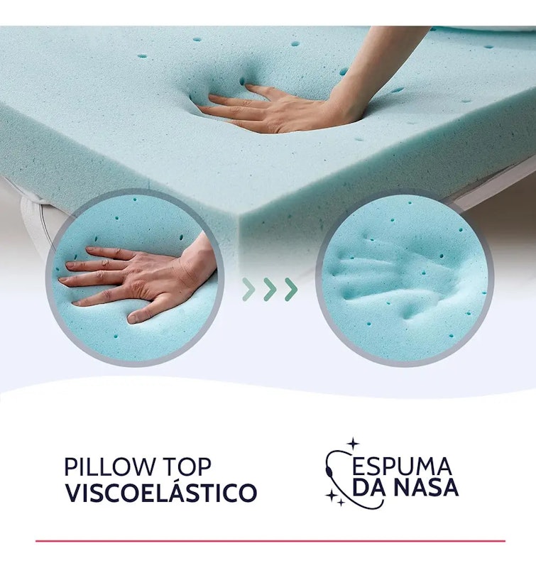 Cama Box King Colchão D33 com Molas Ensacadas Premium 4