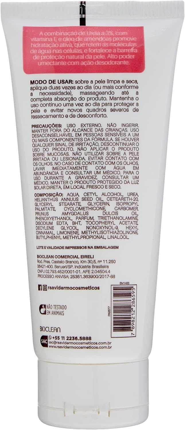 Creme Hidratante para Pés Ureia 3% Raavi 2