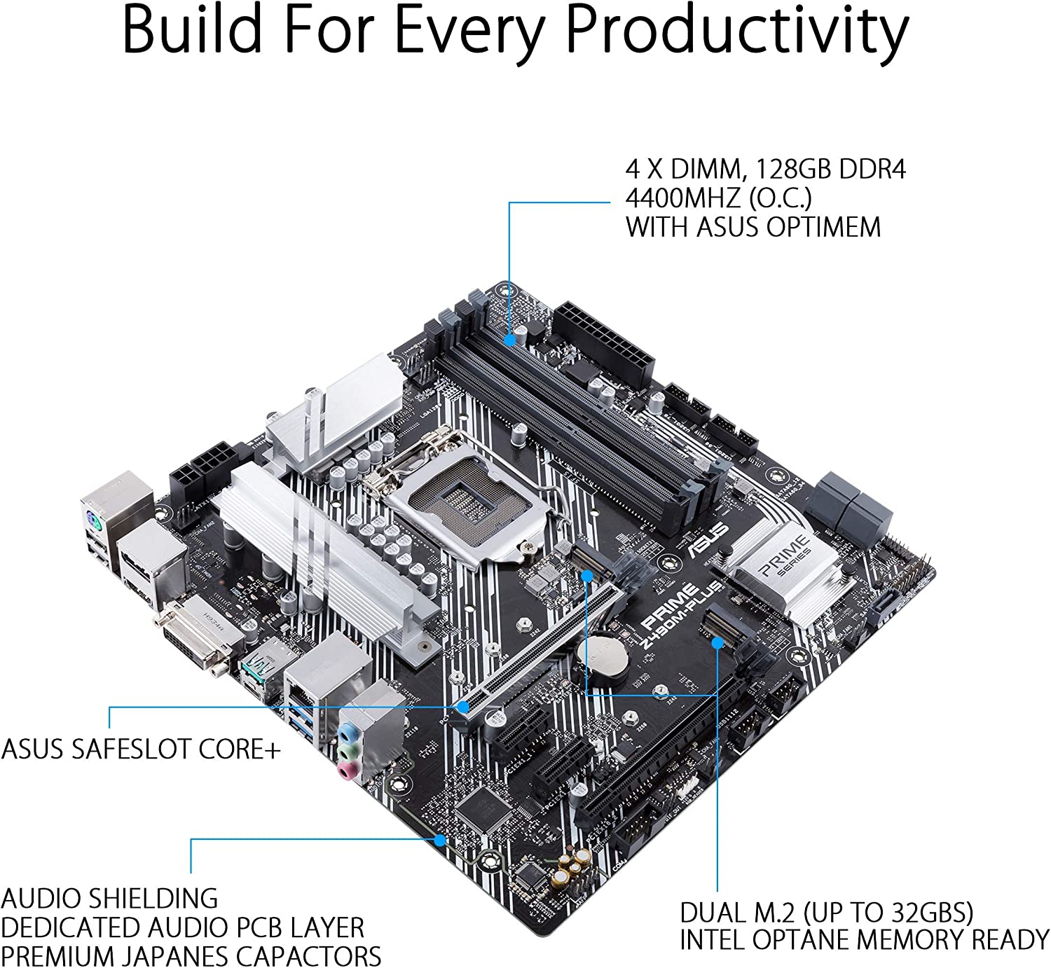 Placa-Mãe Asus Prime Z490M-Plus 3