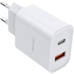 SuperPower Duo Carregador Ultrarrápido PowerDelivery 20 W QuickCharge 18 W