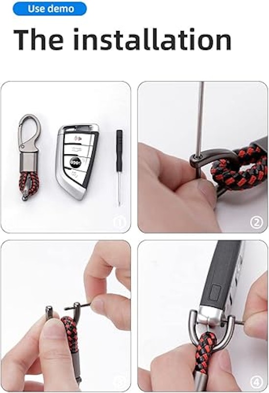 Chaveiro para Hyundai Mosquetão 4
