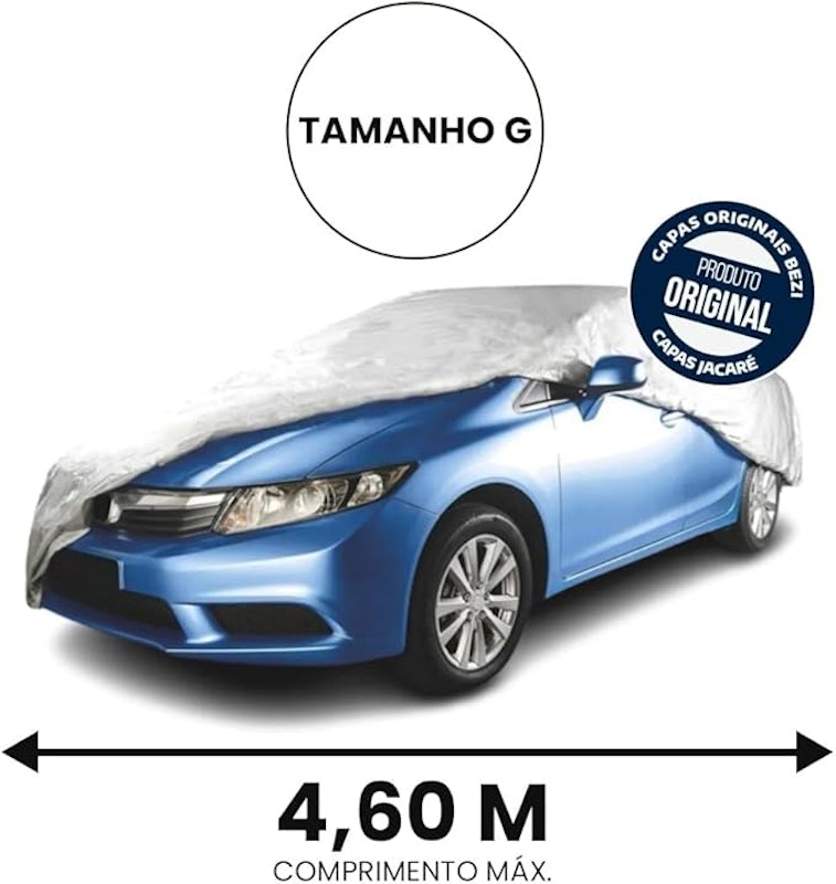 Capa de Cobrir Carro Parcialmente Forrada G 4