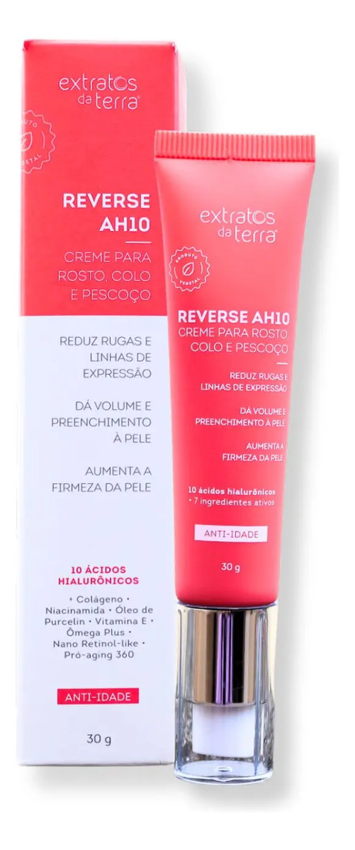 Reverse Ah10 Creme Anti-Idade para Rosto, Colo e Pescoço 1