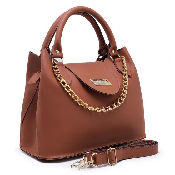 Bolsa Feminina com Detalhe em Corrente 4