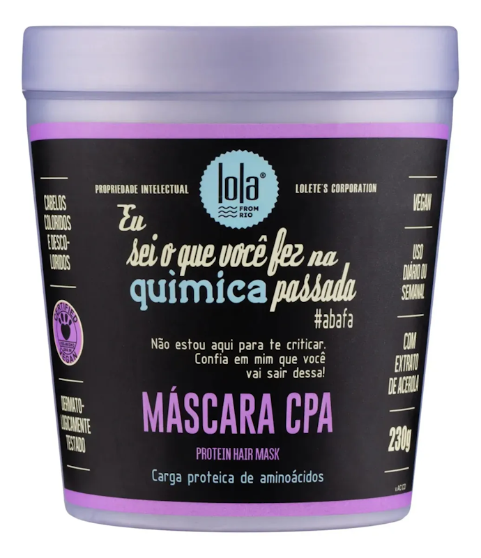 Eu Sei o Que Você Fez na Química Passada - Máscara CPA 1