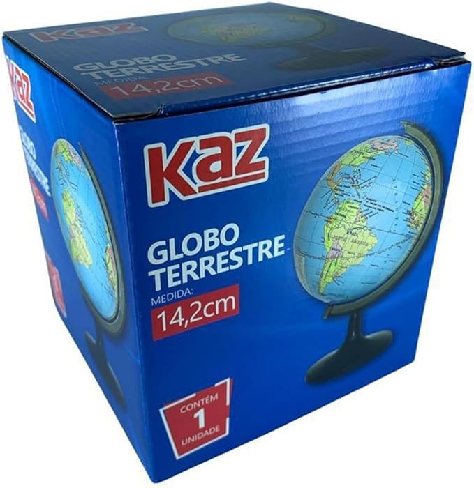 Globo Terrestre Giratório de Mesa Kaz 5