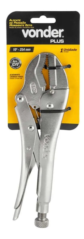 Alicate de Pressão 10" Mordente Reto Plus 1