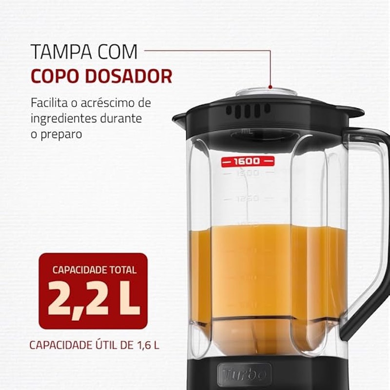 Liquidificador Pratic Turbo Mondial 4