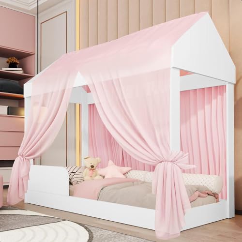 Cama Infantil com Colchão e Voal Crystal 2