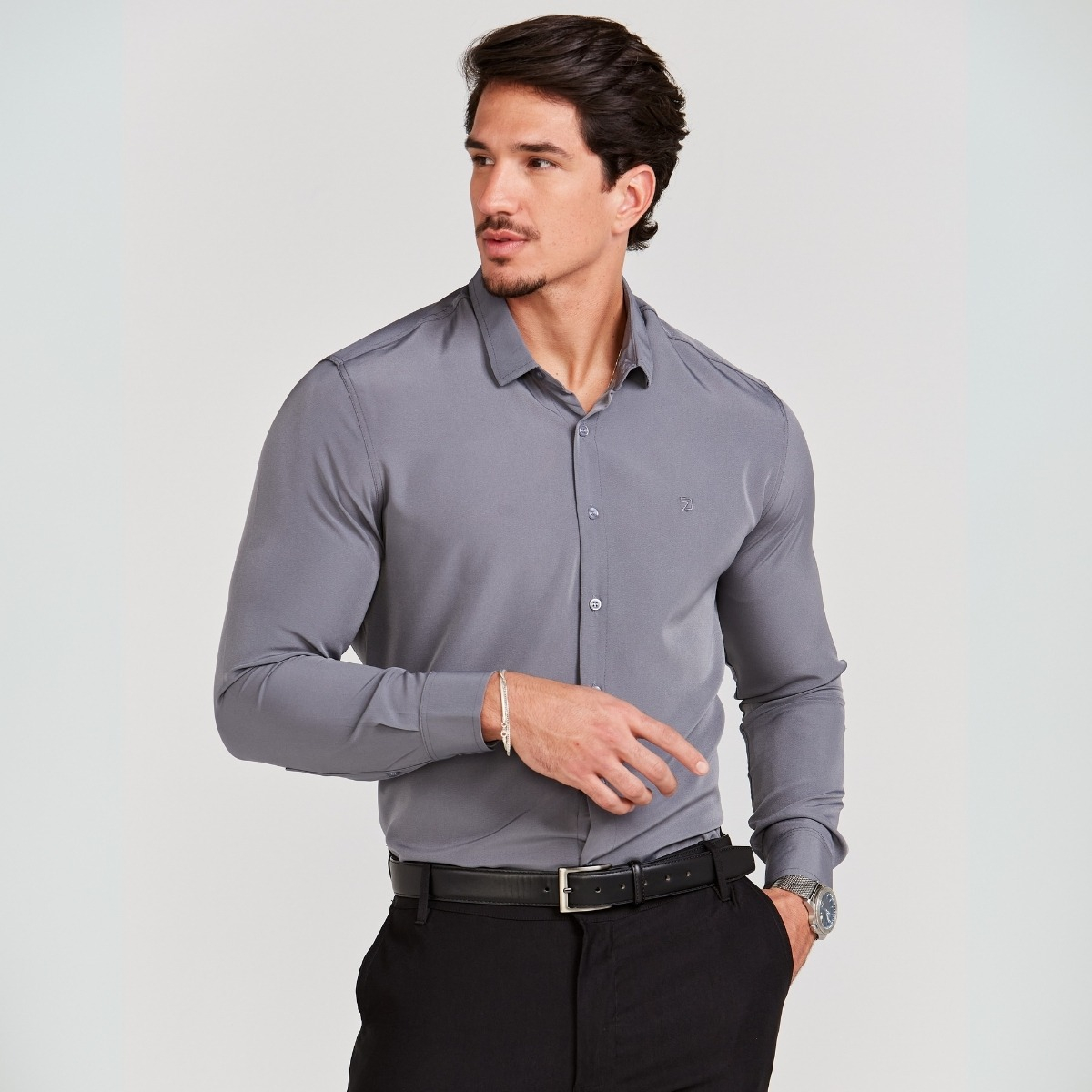 Camisa Social Manga Longa Masculina Daze Modas 3