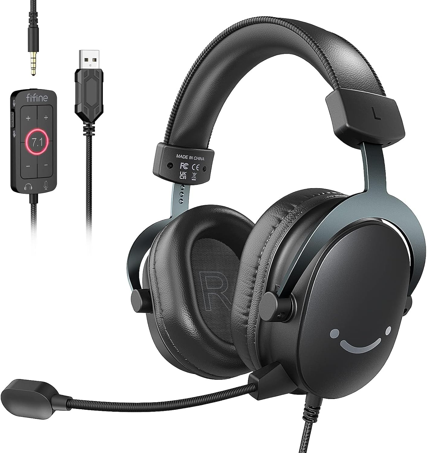 Headset Gamer USB FIFINE AmpliGame 1