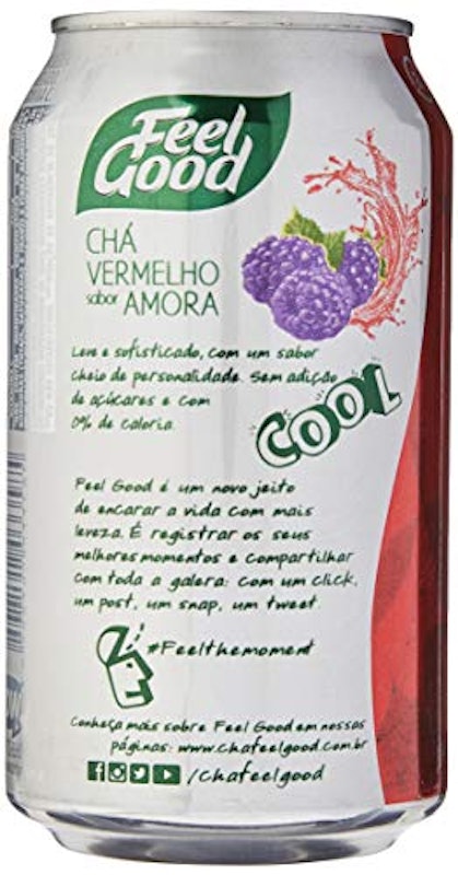 Chá Feel Good Vermelho Com Amora 2