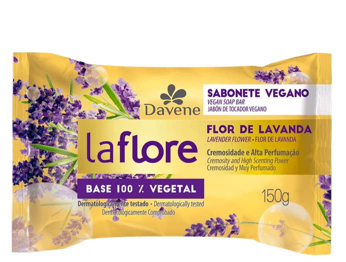 Sabonete Barra Vegetal Lavanda La Flore 1