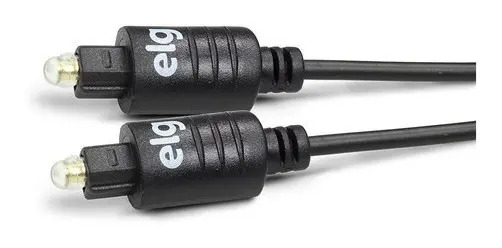 Cabo Óptico 3 m com Conectores Toslink Elg 1