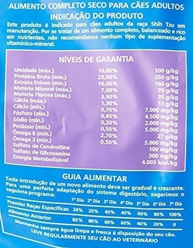 PremieR Raças Específicas Shih Tzu Adultos 3