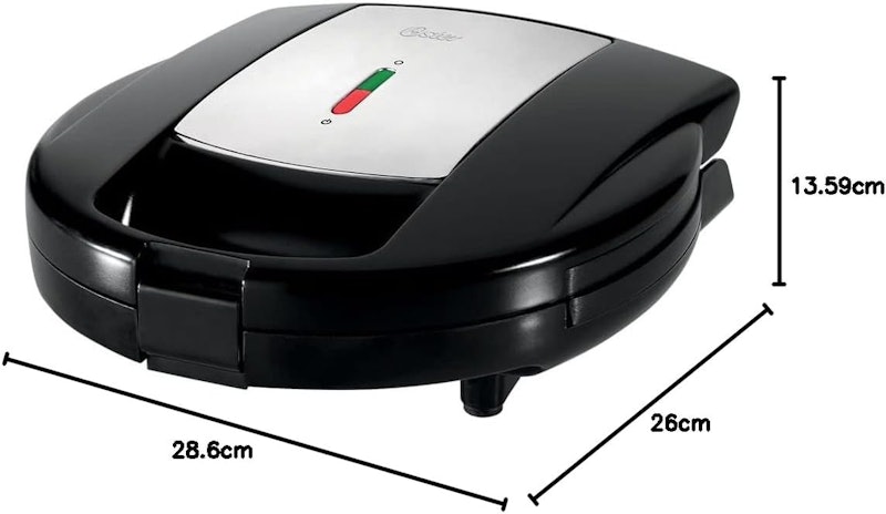 Sanduicheira Waffle Chrome Oster 5
