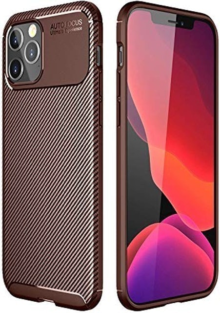 Capinha Anti Impacto Para Iphone 12 e 12 Pro Fibra de Carbono Danet 1