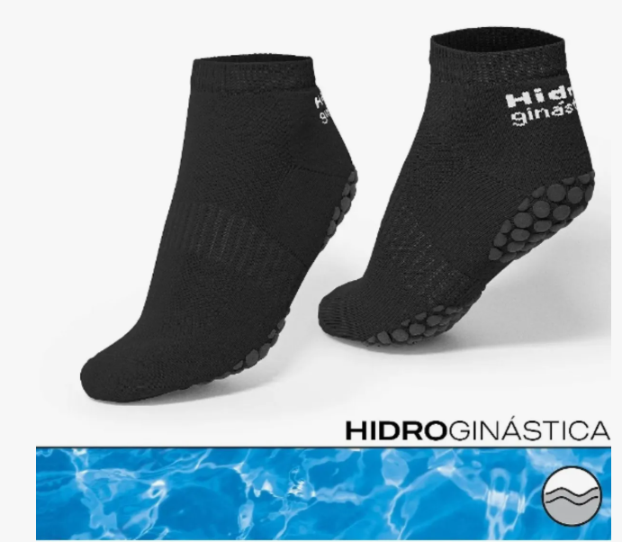 Kit 2 Pares Meias Hidro Pilates Antiderrapante 4