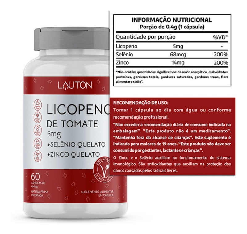 Licopeno 5 mg Lauton Nutrition 2