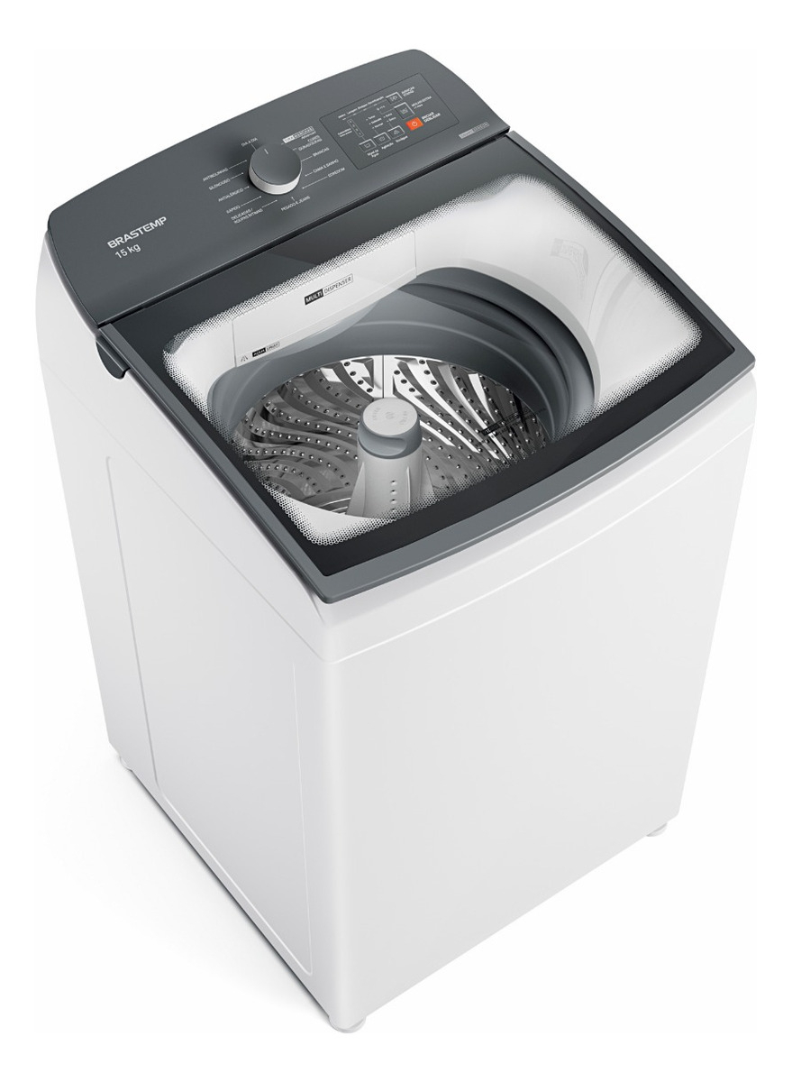 Máquina de Lavar Brastemp 15 Kg Branca com Ciclo Tira Manchas 2
