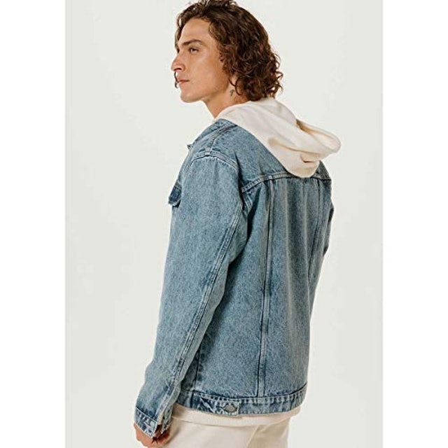 Jaqueta Jeans Masculina Trucker com Lavanderia 2