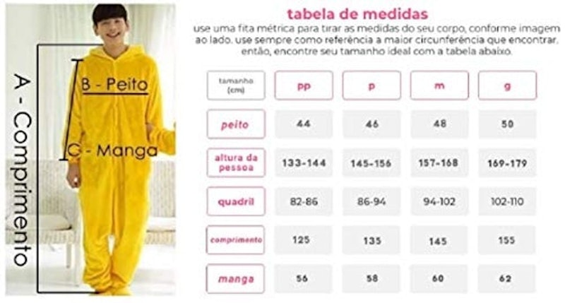 Pijama Fantasia Kigurumi Panda com Capuz 4