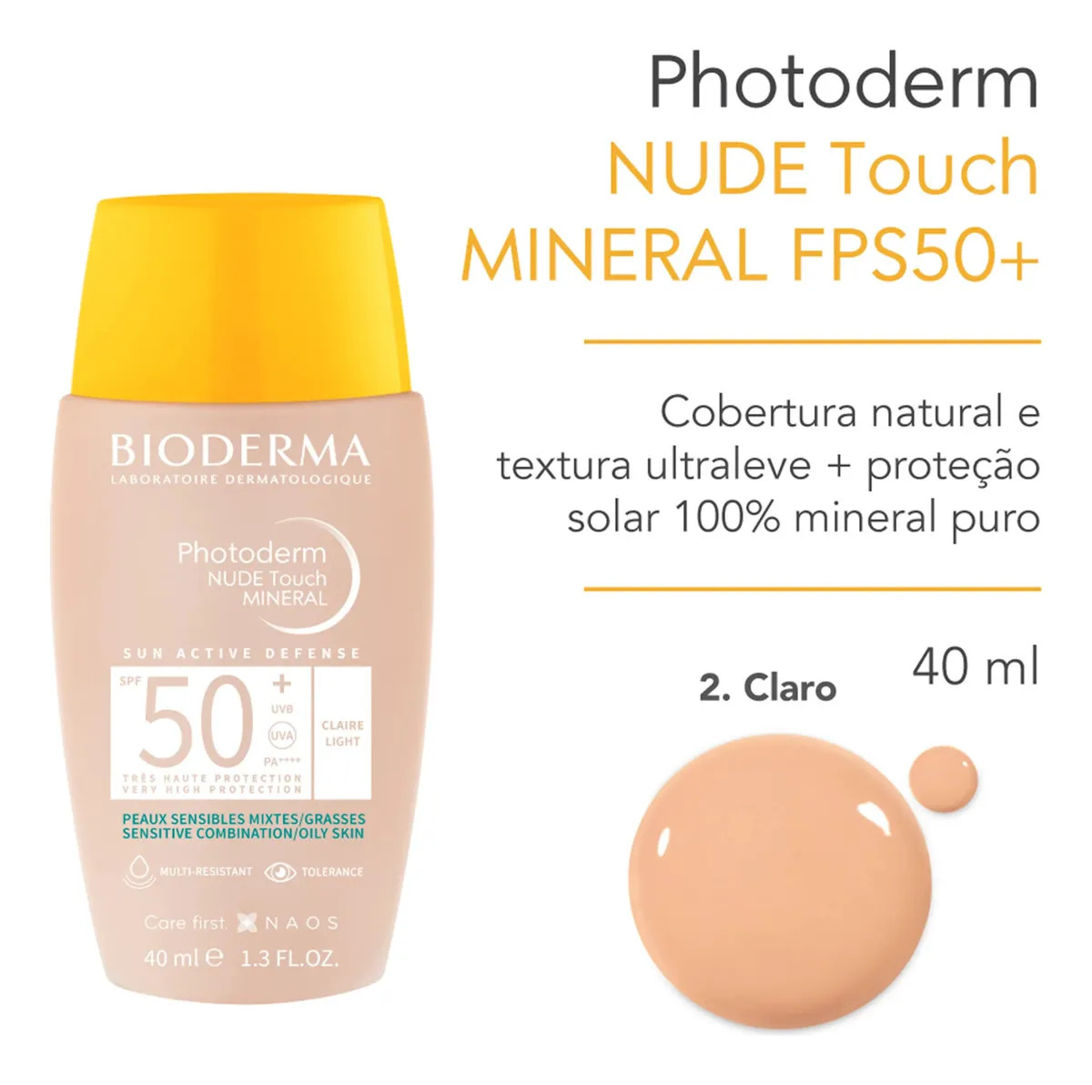 Photoderm Nude Touch Mineral FPS50+ 2