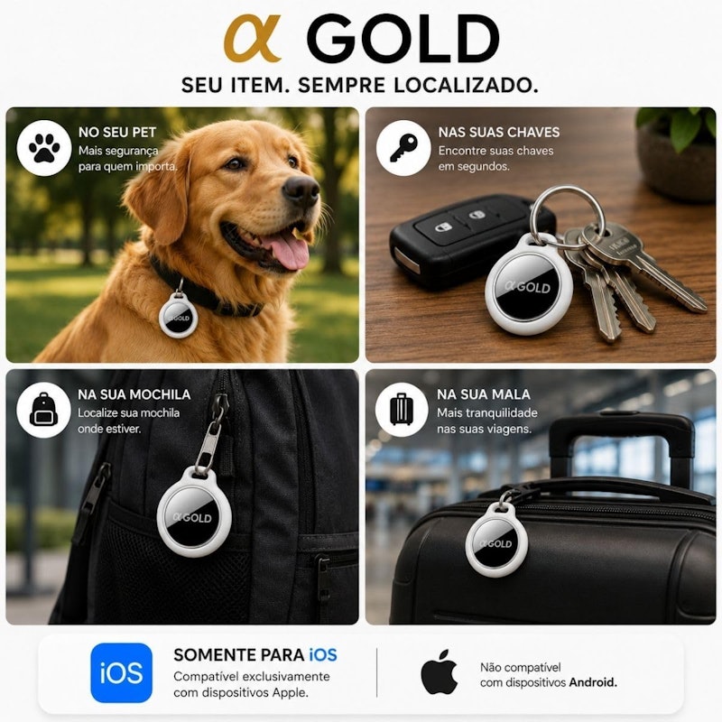 Rastreador GPS Inteligente com App de Localização e Alarme Sonoro 2