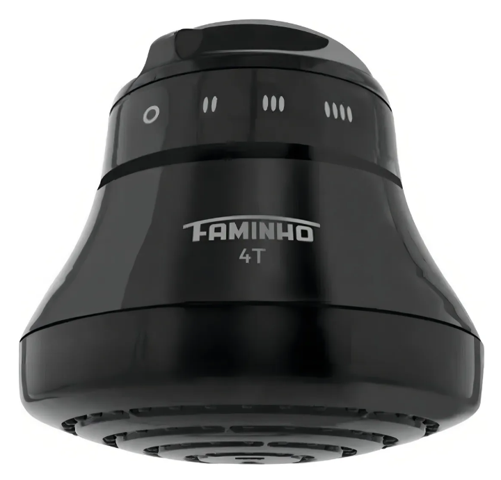 Ducha Faminho 4T Black com Cano 6800 W 2