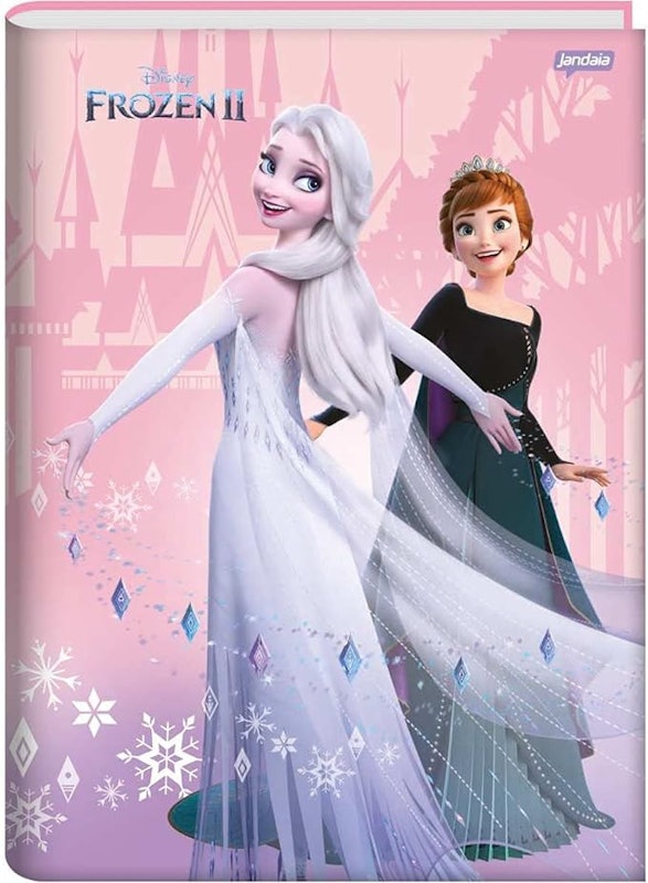Caderno Brochura Capa Dura Frozen - Pacote com 5 1