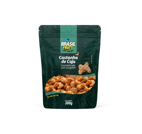 Castanha de Caju Caramelizada com Gergelim 1
