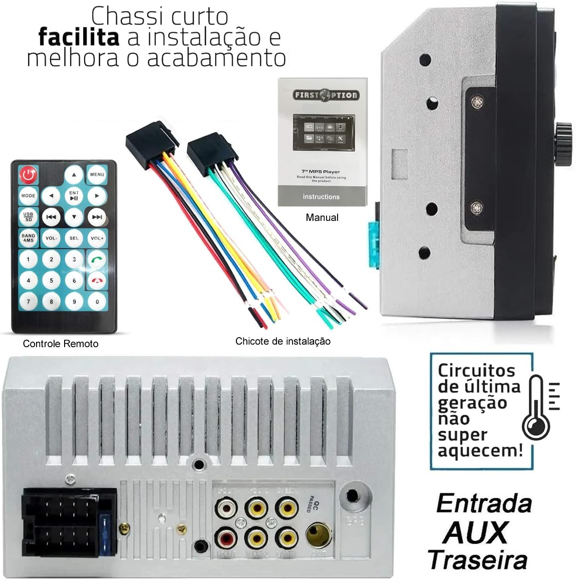 Central Multimídia Mp5 7810H First Option 4