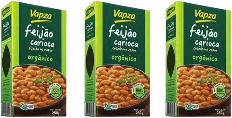 Feijão Carioca Orgânico Vapza 1