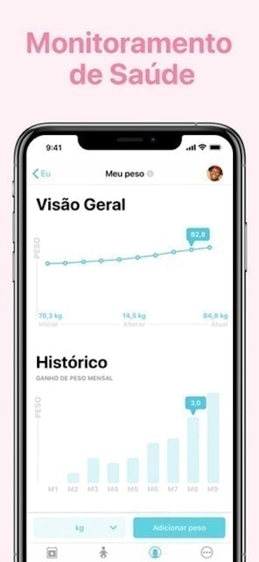 Gravidez + | App de Registro, Semana a Semana 2