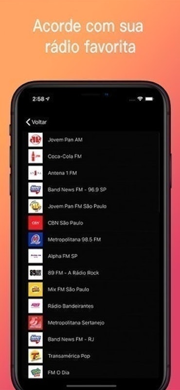 Despertador com Música e Rádio 4
