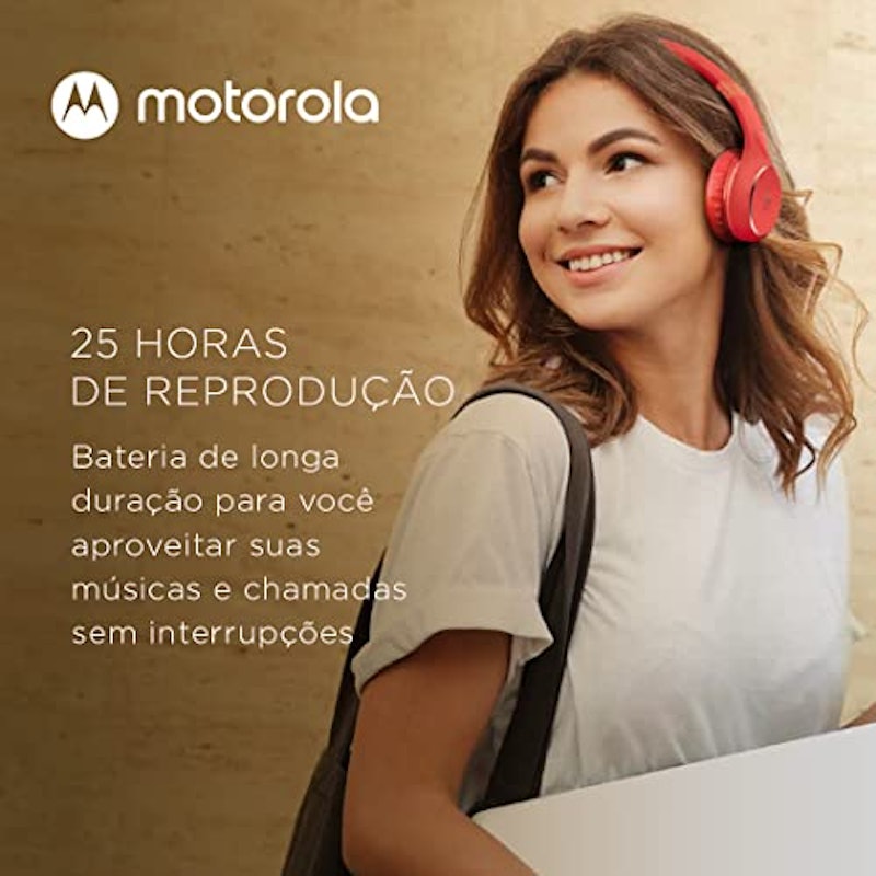 Fone de Ouvido Bluetooth Motorola Moto XT 220 | Vermelho 4