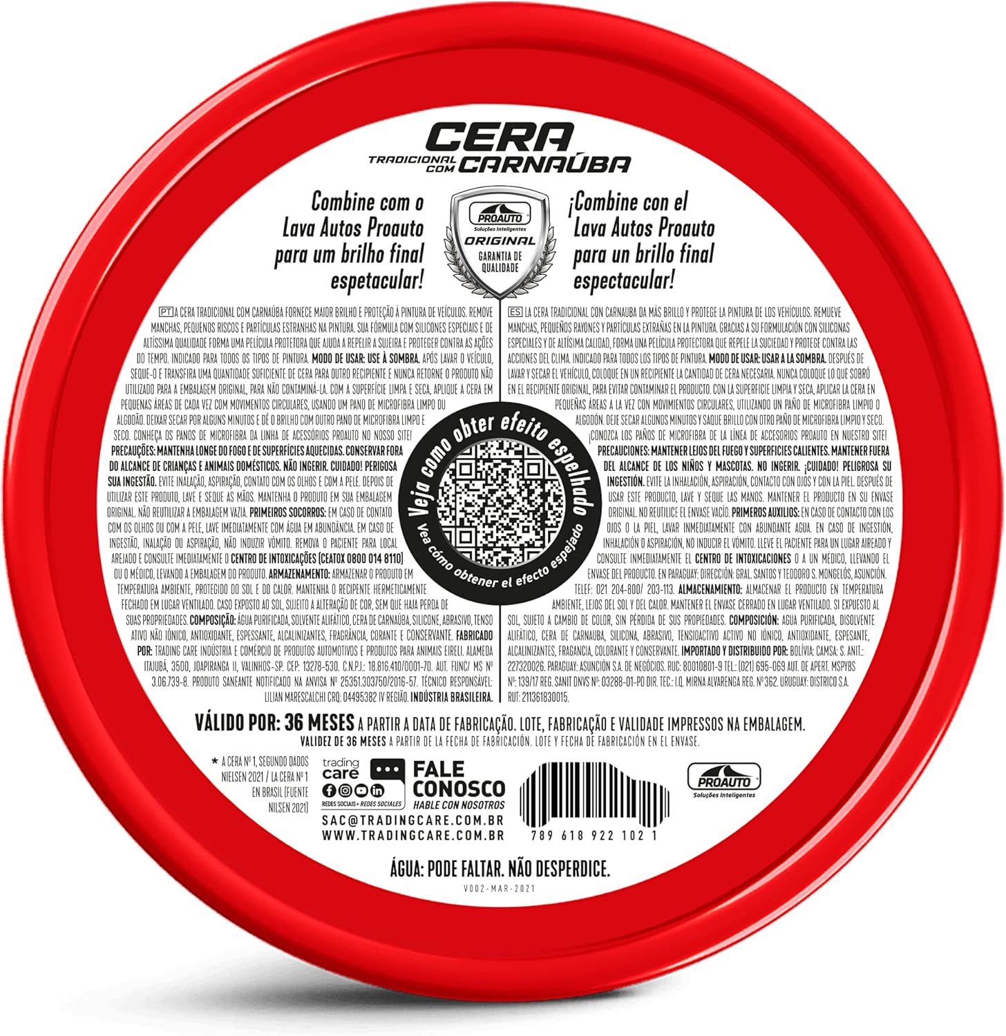Cera Pasta Tradicional com Carnaúba 2