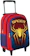 PIKUKA Mochila Escolar Infantil com Rodinhas Masculina Aranha Vermelho 1